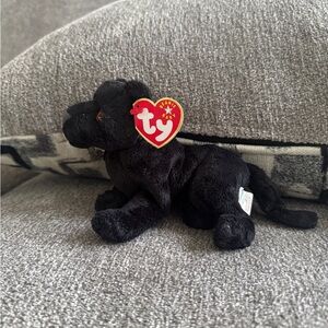 Midnight Beanie Baby Ty Plush Panther in Black
